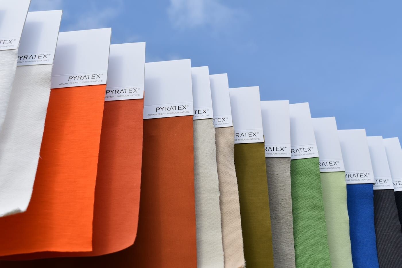 Pyratex material samples